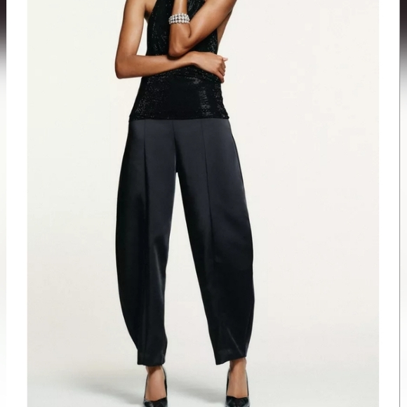 Zara Pants - Zara Satin Effect Balloon Pants